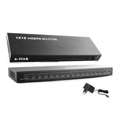 S-Link SL-LU626 16 Port HDMI 1080P 3D Splitter