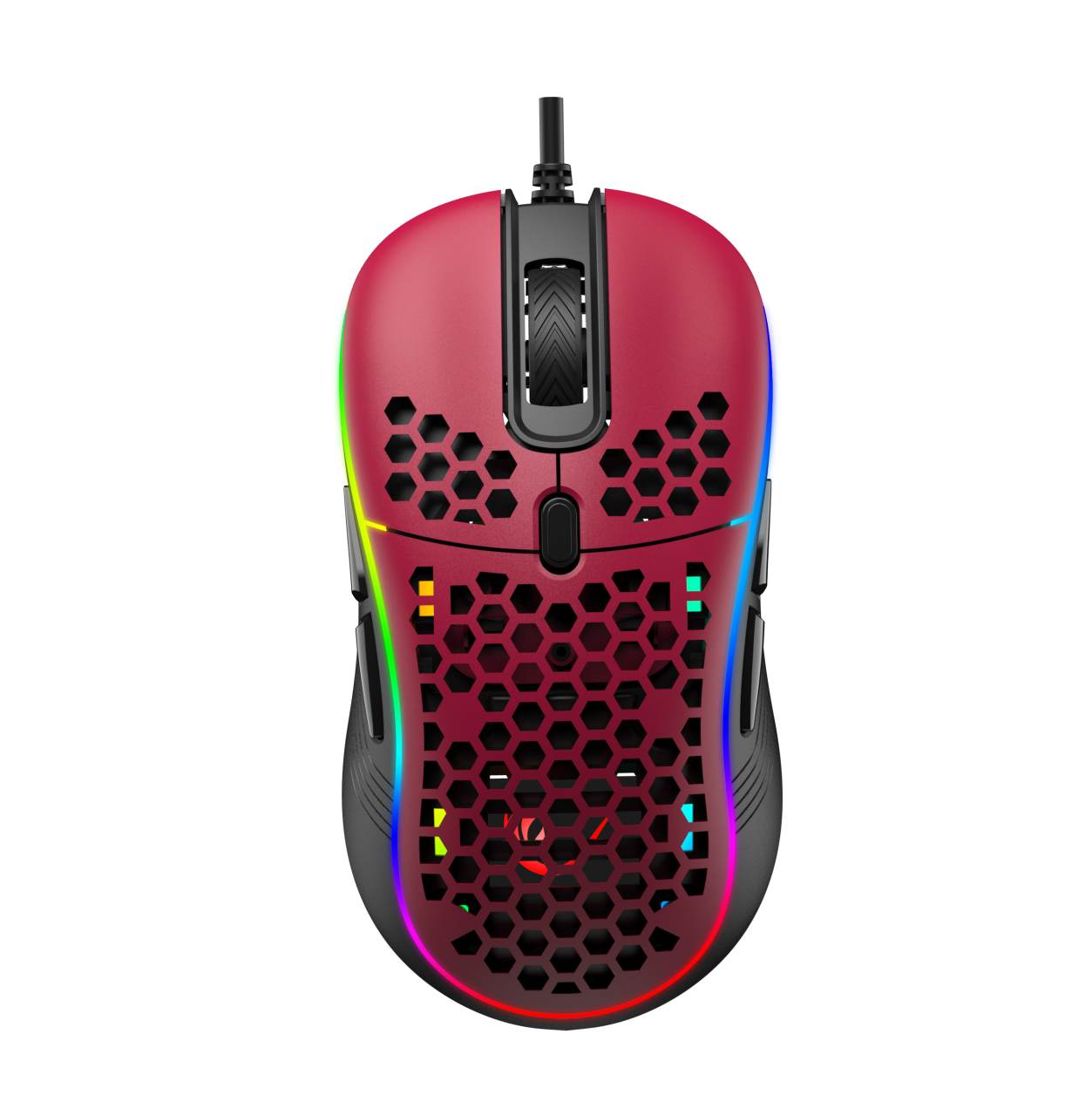 Rampage SMX-R85 GENTLE 6400dpi Kırmızı RGB Ledli Süper Hafif Makrolu Gaming Oyuncu Mouse