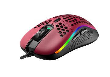 Rampage SMX-R85 GENTLE 6400dpi Kırmızı RGB Ledli Süper Hafif Makrolu Gaming Oyuncu Mouse