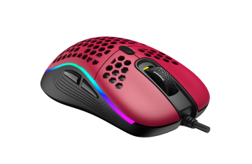 Rampage SMX-R85 GENTLE 6400dpi Kırmızı RGB Ledli Süper Hafif Makrolu Gaming Oyuncu Mouse