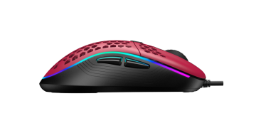 Rampage SMX-R85 GENTLE 6400dpi Kırmızı RGB Ledli Süper Hafif Makrolu Gaming Oyuncu Mouse