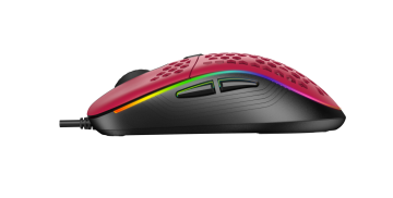 Rampage SMX-R85 GENTLE 6400dpi Kırmızı RGB Ledli Süper Hafif Makrolu Gaming Oyuncu Mouse