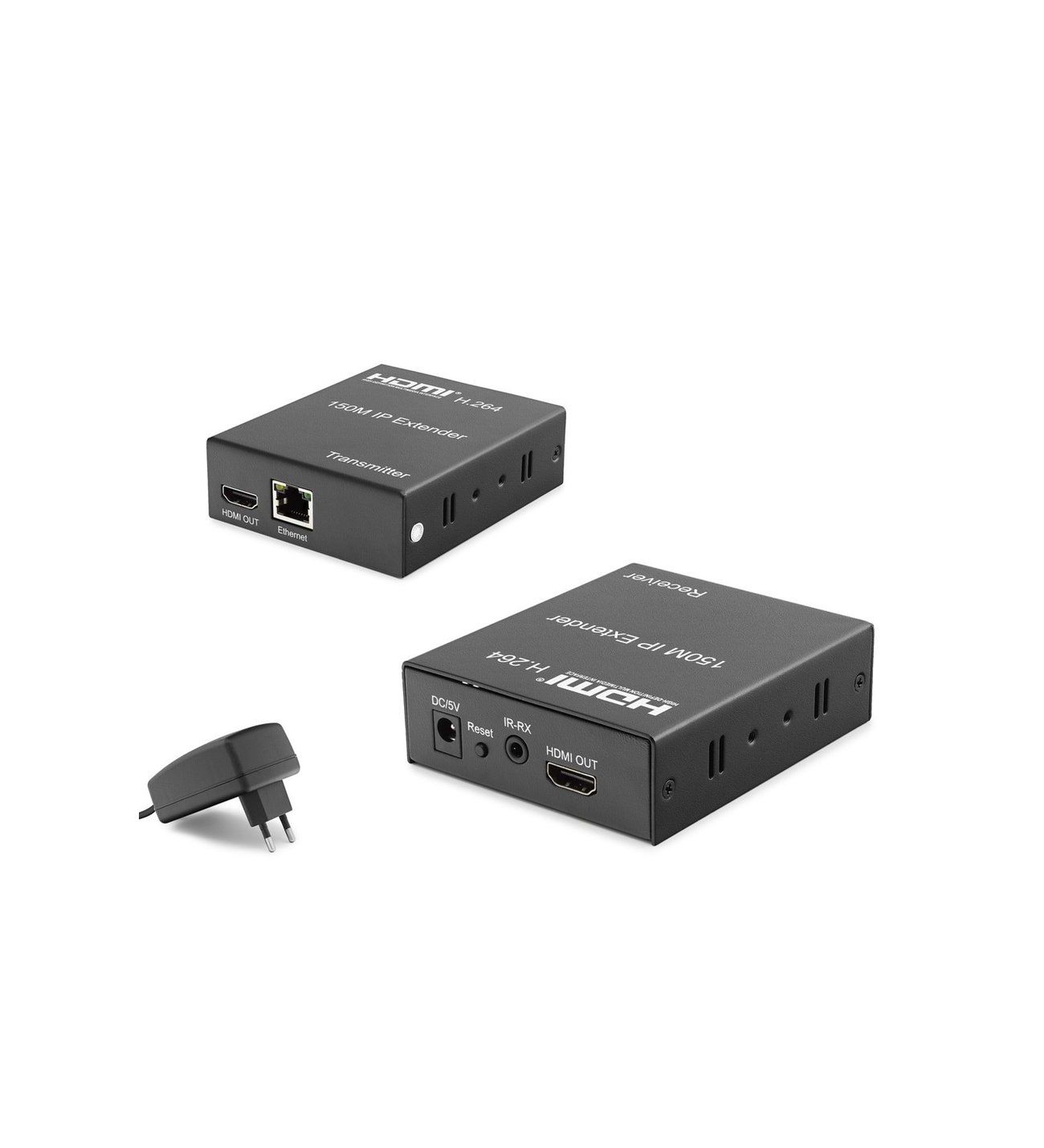 HADRON HDX1301 HDMI EXTENDER 150M SİYAH
