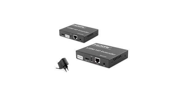 HADRON HDX1348 HDMI EXTENDER 120M SİYAH