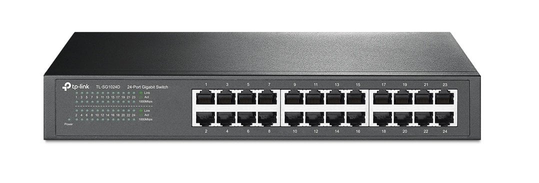 Tp-Link TL-SG1024D 24 Port Rackmount Masaüstü Gigabit Switch