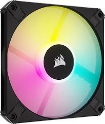 CORSAİR AF SERİSİ, İCUE AF120 RGB SLIM 120MM PWM AKIŞKAN DİNAMİK RULMANLI FAN - SİYAH (CO-9050162-WW)