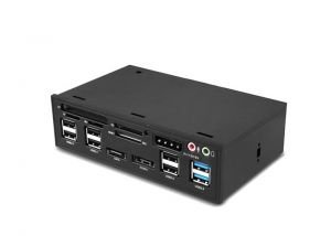 S-link SLX-533A 6*Usb 2.0+2*Usb 3.0+Sata+ESata +Power+Ses 5.25 Kasa içi Kart Okuyucu