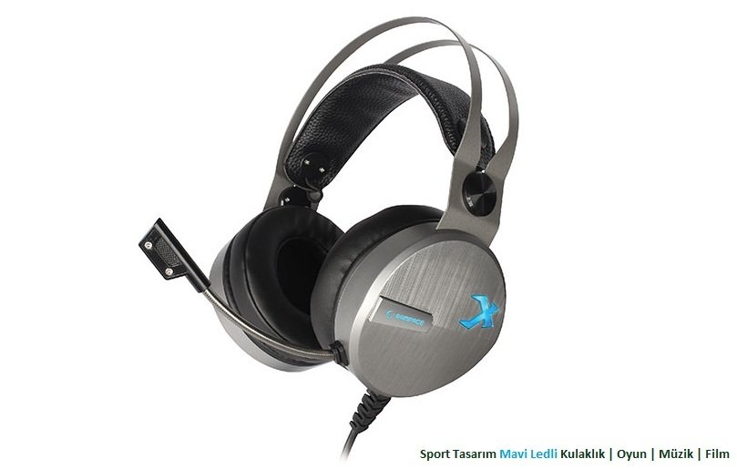 Snopy Rampage SN-RX8 Gaming Gümüş Mikrofonlu Kulaklık - Sport Tasarım