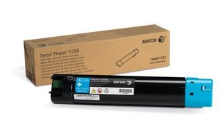 XEROX 106R01523 PHASER 6700 YUKSEK KAPASITELI CYAN TONER KARTUSU 12000 SAYFA
