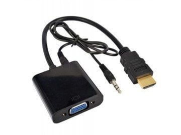 Fully Hdmi to Vga Çevirici Adaptör Beyaz