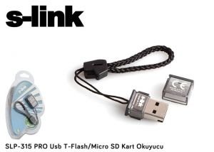 S-link SLP-315 PRO Usb T-Flash/Micro SD Kart Okuyucu