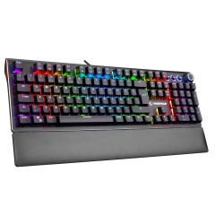 Rampage KB-R92 THUNDER Siyah USB Bilek Destekli Red Switch Full RGB Q Gaming Oyuncu Mekanik Klavye