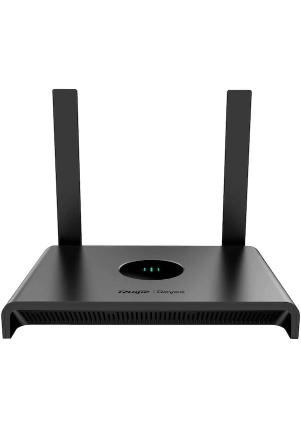 Ruijie Reyee RG-EW300N 300Mbps Wi-Fi 4 2.4GHz Kablosuz Router 4 Port 3LAN/1WAN 2 Anten