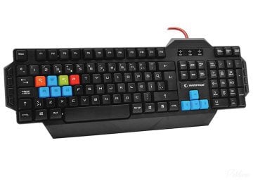 Rampage Kb-R06 Oyuncu Tasarım Örgü Kablolu Gaming Klavye - Renkli Tuşlar