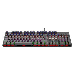 Everest KB-MK1 Lumos Siyah USB Rainbow Aydınlatmalı RED Switch Full Anti-Ghosting Mekanik Gaming Oyuncu Klavye