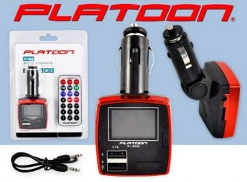 PL-9249 1.8 TFT 2 USB FM TRANSMITTER SD/USB