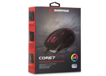 Rampage RX38 CORE7 Usb Siyah 7000 DPI RGB Makrolu Gaming Mouse