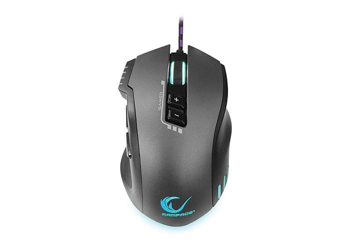 Rampage SMX-R81 Sniper Tuşlu USB Siyah 3000dpi RGB Gaming Mouse
