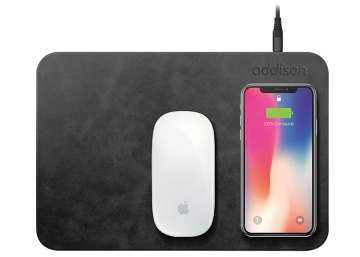 Qi Kablosuz Şarj Cihazı ve Mouse Pad Addison WMP-15