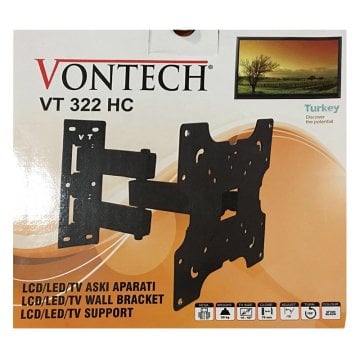 Powermaster PM-2231 Hareketli Led Lcd Tv Askı Aparatı - 10''- 42'' L Tipi Duvara Montaj