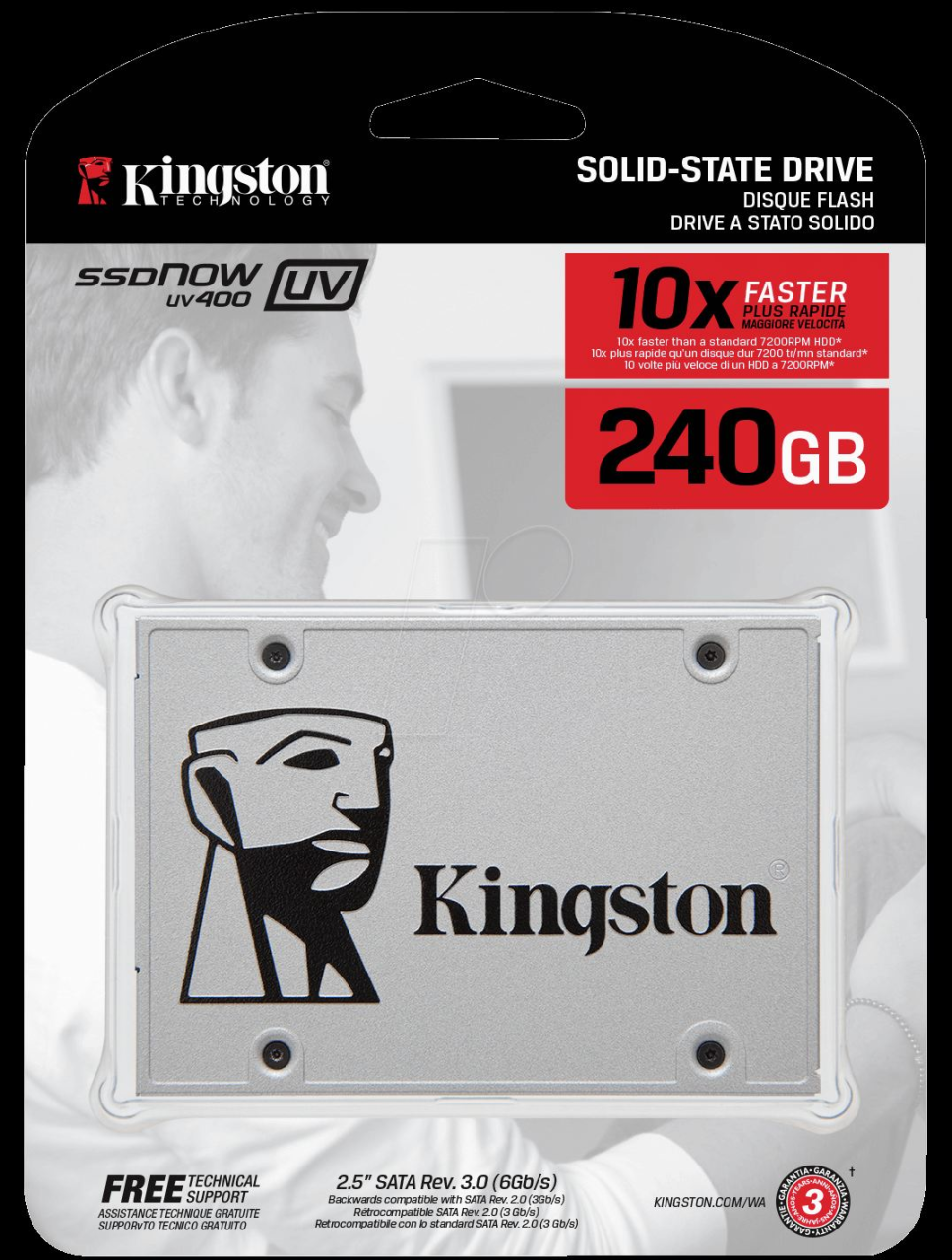 KINGSTON SUV400S37-240G SSD UV400 240GB KINGSTON SATA3 550/490