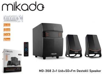Mikado MD-368 2+1 Usb+SD+Fm Destekli Speaker