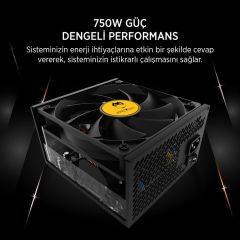 James Donkey JDP750 APFC 12CM 750W Bronze 80+ Power Supply