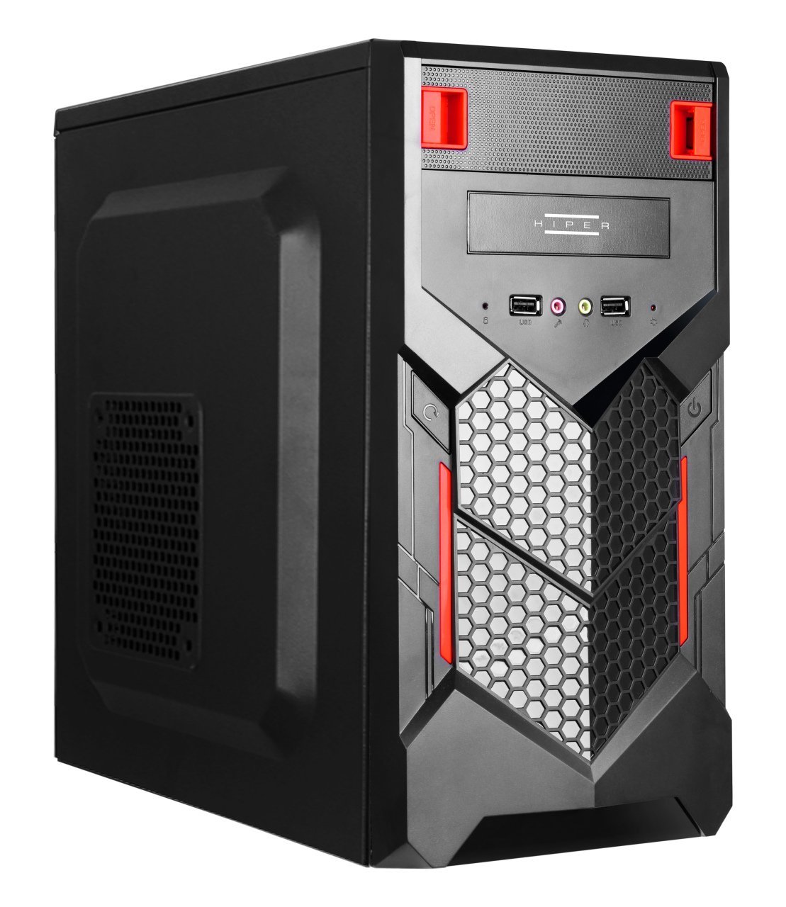 HIPER K-720 300W 12CM FAN MINI ATX KASA (SPORTİF ÖN PANEL TASARIM)