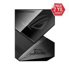 ASUS ROG NVLINK BRIDGE 4 SLOT AURA SYNC RGB RTX 2080 TI VE 2080 MODELLERİ UYUMLUDUR