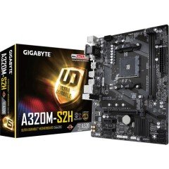 GIGABYTE A320M-S2H Soket AM4 DDR4 3200 MHzM.2 HDMI DVI VGA Anakart