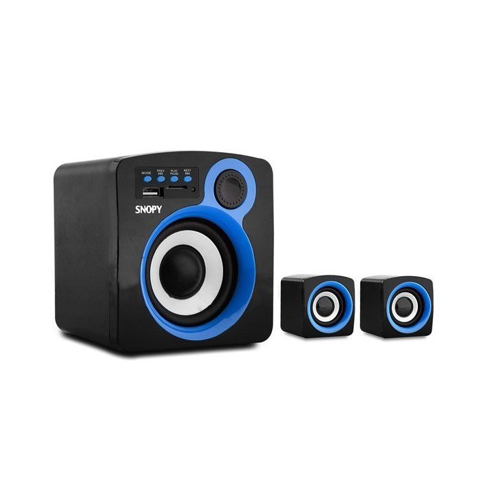 Snopy SN-1120 2+1 5W+3W*2 Siyah Usb+SD Destekli Multimedia Speaker defolu