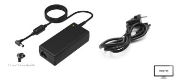 Compaxe CMA-1435 Monitör Adaptörü...14V 3.5A Adaptör 6.5 * 4.4 İğneli Yuvarlak Uçlu Yüksek Verimli Minimal Tasarımlı Monitör Adaptörü