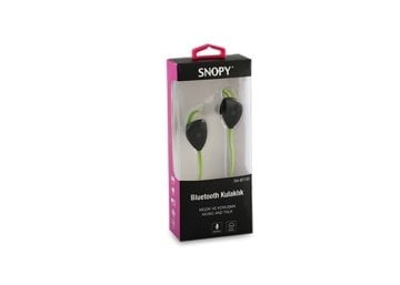Snopy SN-BT130 Mobil Telefon Uyumlu Bluetooth Kulak içi Kulaklık Mikrofon