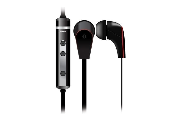 Snopy SN-BT120 Mobil Telefon Uyumlu Bluetooth Kulak içi Kulaklık Mikrofon