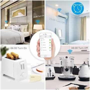 Akıllı Priz Tuya Smart  Google Home Alexa Zaman Ayarlı RoHS Belgeli