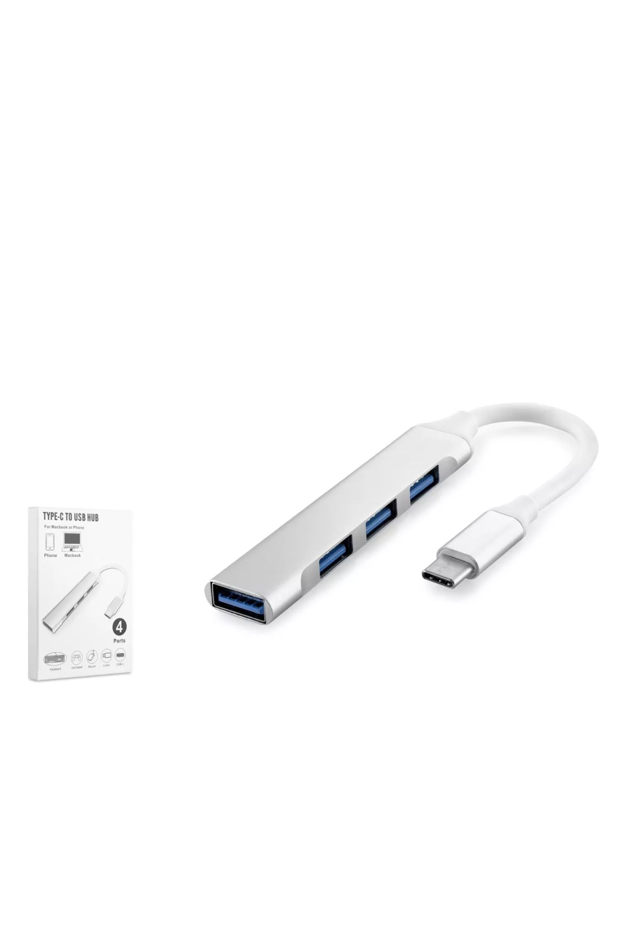 HADRON HDX7032 TYPE-C HUB 4*USB BEYAZ