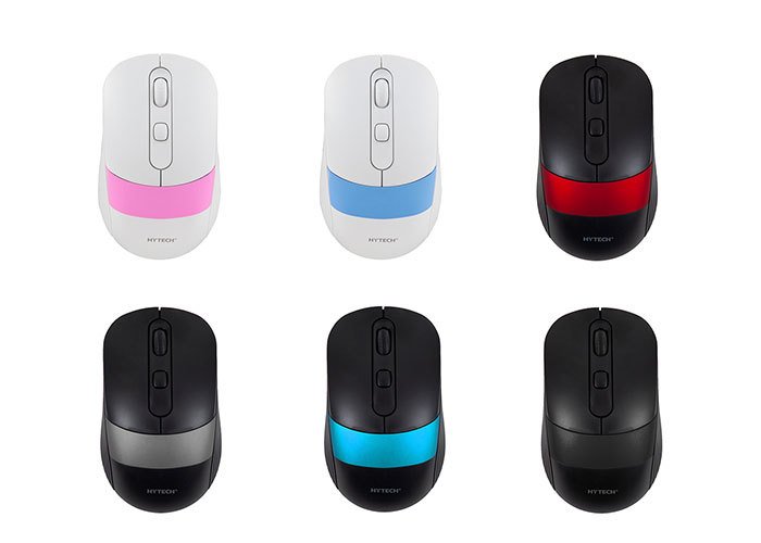 Hytech HY-M96 2.4Ghz Beyaz/Mavi Renk Kablosuz Mouse