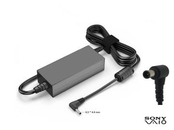 Compaxe CLS-102 Sony Vaio Notebook/LG notebook Adaptörü 19.5V 4.74A 90W 6.5*4.4 İğneli Yuvarlak L Uçlu Kolay Taşınır Tasarımlı Güvenli Hızlı Şarj Sağlayan Yüksek Verimli Sony Vaio Adaptör(nba82)