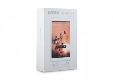 Everest EVERPAD DC-1216 8 IPS 1GB DDR3 1.3GHz x4 8GB Çift Kamera Parlak Beyaz Android 5.1 Lollipop Tablet PC
