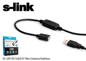 S-link SL-UE125 Usb2.0 10m Uzatma Kablosu