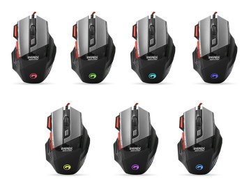 Everest SGM-X7 PRO Usb Siyah Gaming MAKROLU Mouse Pad ve Oyuncu Mouse