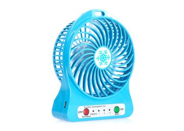 Everest EFN-501 Masaüstü Şarj Edilebilir Mavi 1200mAh Usb Fan