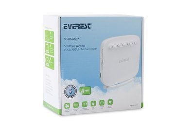 Everest SG-DSL2017 Ethernet 300Mbps Kablosuz Dahili Anten VDSL/ADSL2+ Modem Router