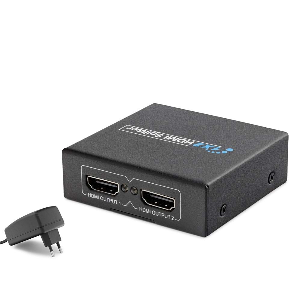 HADRON HDX1284(211) 1.4V 1 GİRİŞ 2 ÇIKIŞ HDMI SPLITTER