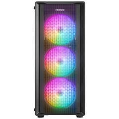 Everest MIDION Mesh PEAK 350W 4*120MM Rainbow Fanlı Temperli Camlı Mid-T Gaming Oyuncu Kasası