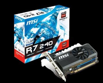 MSI R7-240-2GD3-LPV2 R7 240 2GD3 LPV2 128B DDR3 VGA DVI HDMI