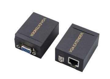 Hytech HY-VGAEX60 60 Mt Vga Extender...Vga Görüntü Sinyalini Cat 5 veya Cat 6 Kabloyla Max. 60 Mt. Uzatıcı Extender