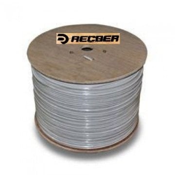 Reçber CCTV 12+1 12 Telli Kamera Kablosu... RG 59 Mini Coax 12 X 0,22mm² 500 mt Dijital Uyumlu Yüksek Kalite Görüntü İletimli Ekstra Esnek ve UV Dayanıklı Bükülü Full Bakır Gri Renk 1+12 CCTV Kamera Kablo