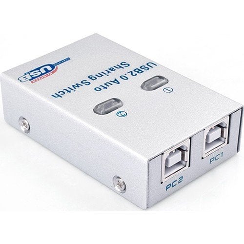 S-Link SL-USW2 Otomatik 2 Port Usb 2.0 Switch...Ofis ve Ev Uygulamaları İçin İdeal Kompakt Tasarım Switch İle Yazıcı Tarayıcı Harici Hdd Card Okuyucu Flash Bellek Gibi Usb Girişli Aygıtlarınızı 2 Adet Pc' den Kolayca Yönetebilirsiniz.
