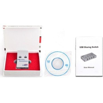S-Link SL-USW2 Otomatik 2 Port Usb 2.0 Switch...Ofis ve Ev Uygulamaları İçin İdeal Kompakt Tasarım Switch İle Yazıcı Tarayıcı Harici Hdd Card Okuyucu Flash Bellek Gibi Usb Girişli Aygıtlarınızı 2 Adet Pc' den Kolayca Yönetebilirsiniz.